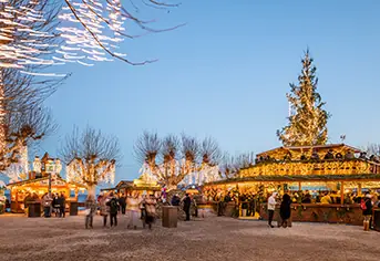 S&uuml;&szlig;e Spezialit&auml;ten auf dem Weihnachtsmarkt